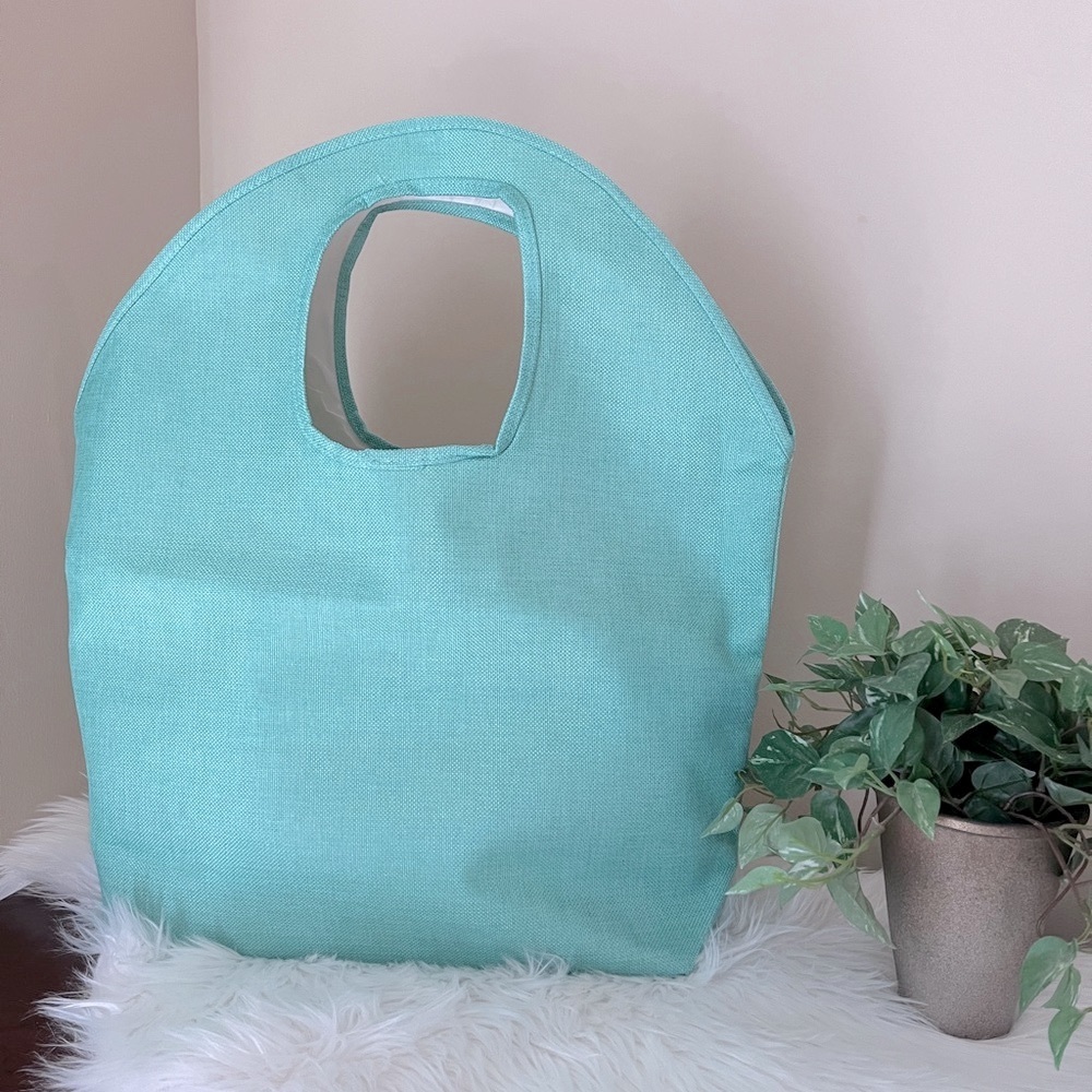 Seafoam Green High Tide Beach Tote